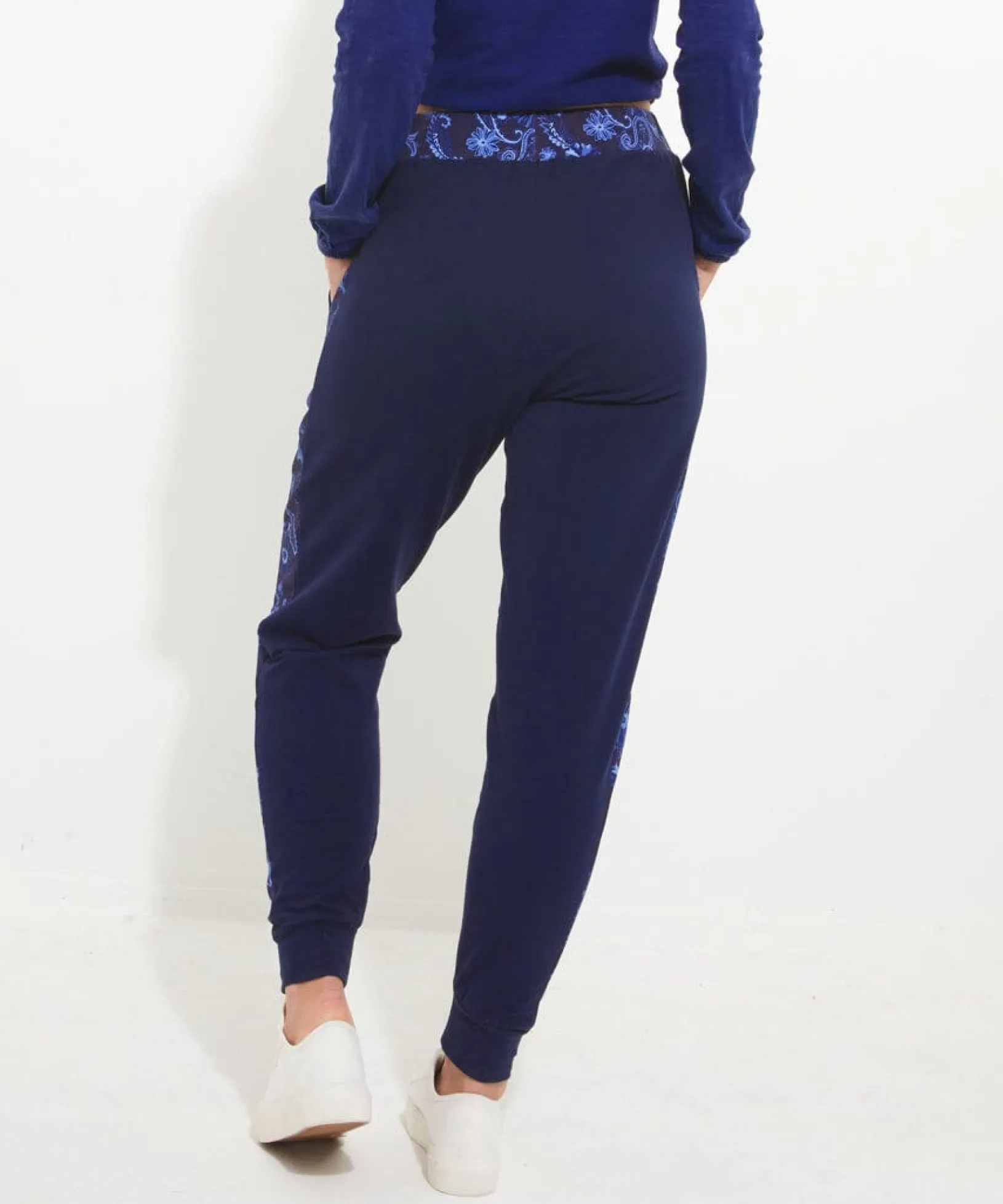 joyful_jog_pants_4.webp Pyjamas & Loungewear | Jeans & Trousers | Sale Pyjamas & Loungewear | Sale Jeans & Trousers | Women's | Women's | Women's | Women's Joe Browns Joyful Jog Pants Blue
