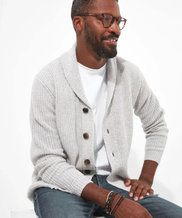 Shop Men's Collection | Knitwear & Jumpers | Top Picks | Men，s Joe Browns Keeping It Cool Cardigan Grey