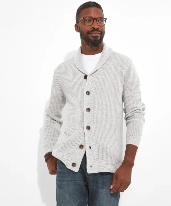 Shop Men's Collection | Knitwear & Jumpers | Top Picks | Men，s Joe Browns Keeping It Cool Cardigan Grey