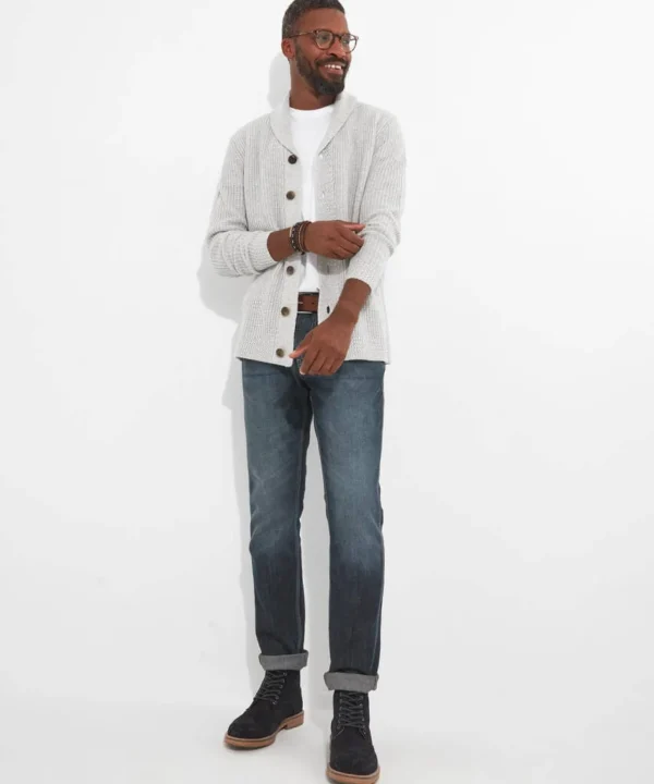 Shop Men's Collection | Knitwear & Jumpers | Top Picks | Men，s Joe Browns Keeping It Cool Cardigan Grey