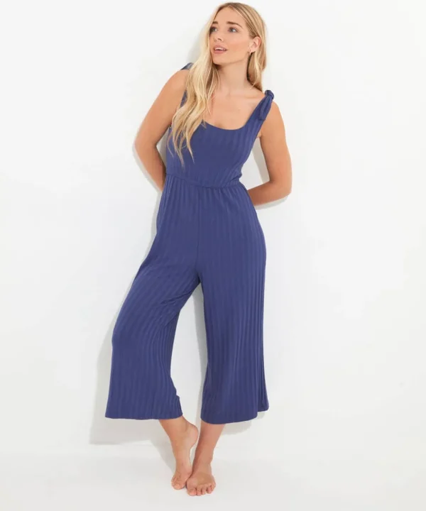 Pyjamas & Loungewear | Jumpsuits | Jeans & Trousers | Sale Pyjamas & Loungewear | Sale Jeans & Trousers | Women's | Women's | Women's | Women's | Women's Joe Browns Kick Back Relax Jumpsuit Blue