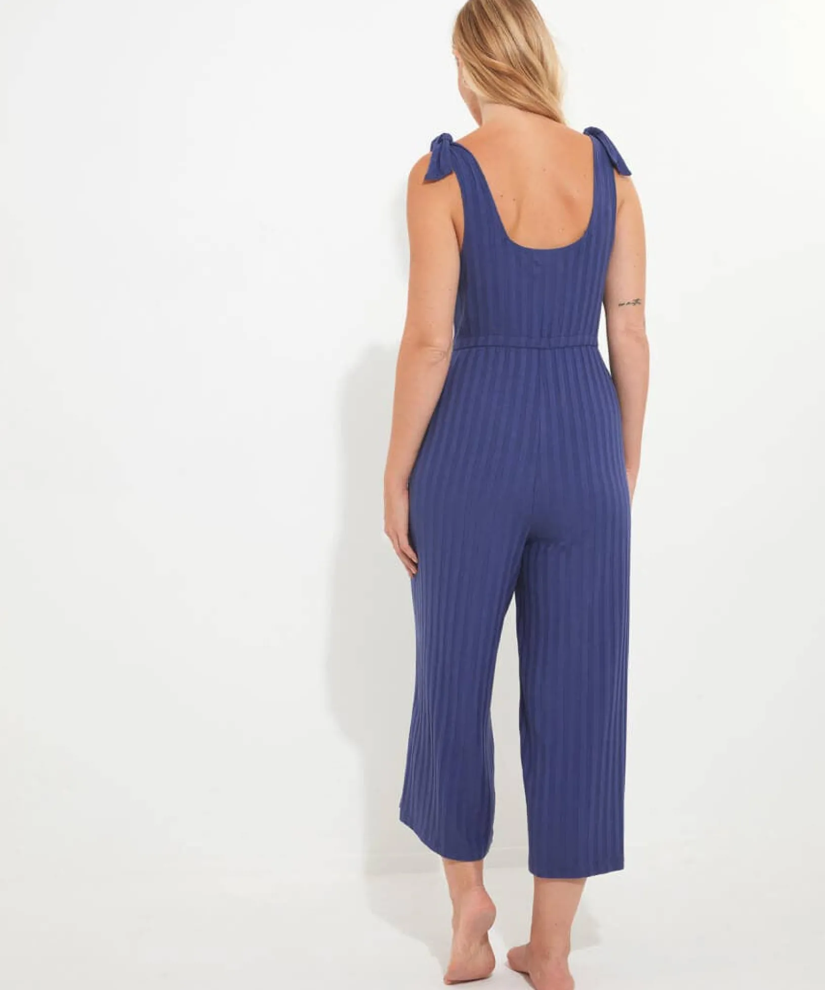 kick_back_relax_jumpsuit_4.webp Pyjamas & Loungewear | Jumpsuits | Jeans & Trousers | Sale Pyjamas & Loungewear | Sale Jeans & Trousers | Women's | Women's | Women's | Women's | Women's Joe Browns Kick Back Relax Jumpsuit Blue