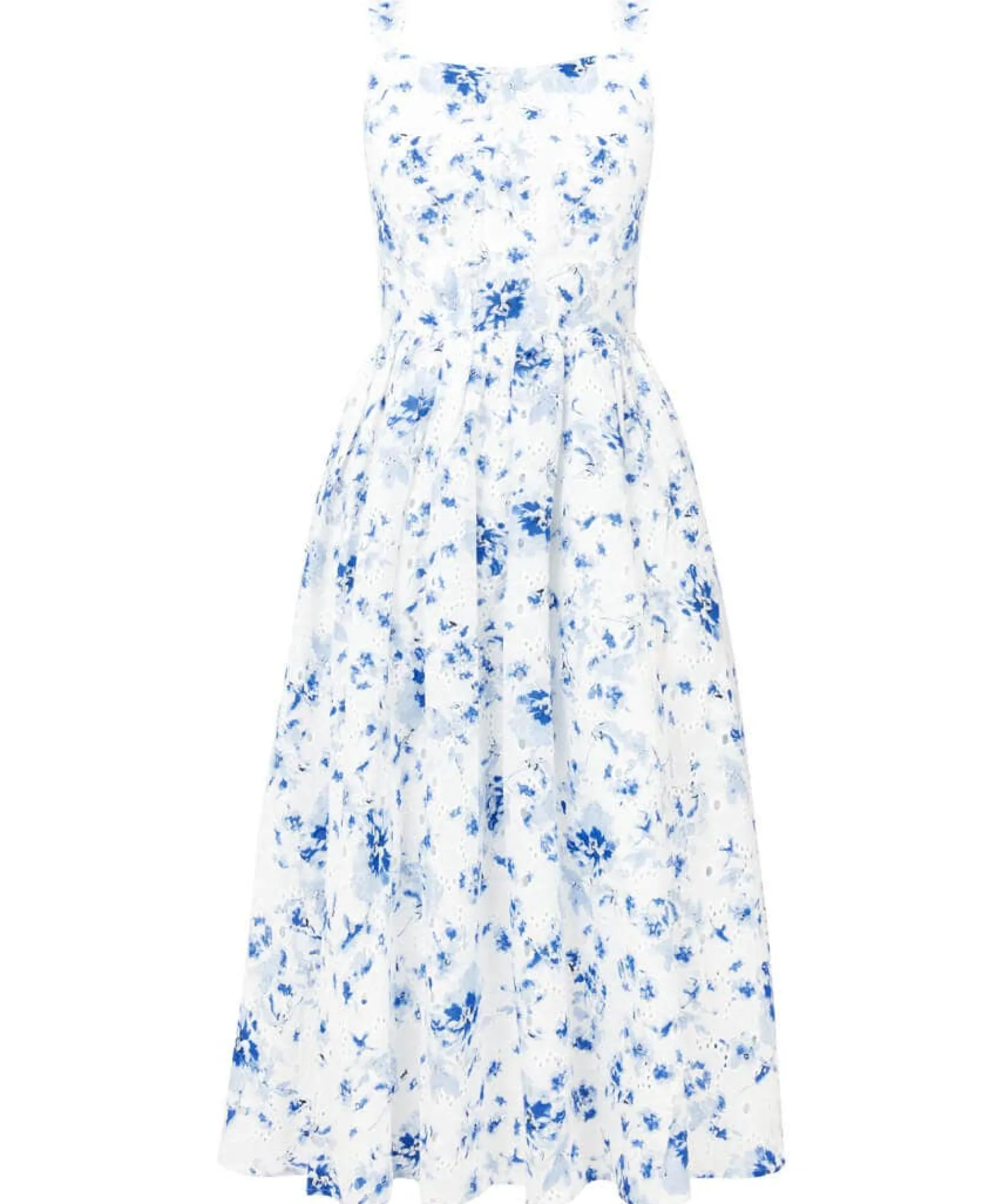 kiera_broderie_dress_1.webp Sale Dresses | Women's Joe Browns Kiera Broderie Dress Blue
