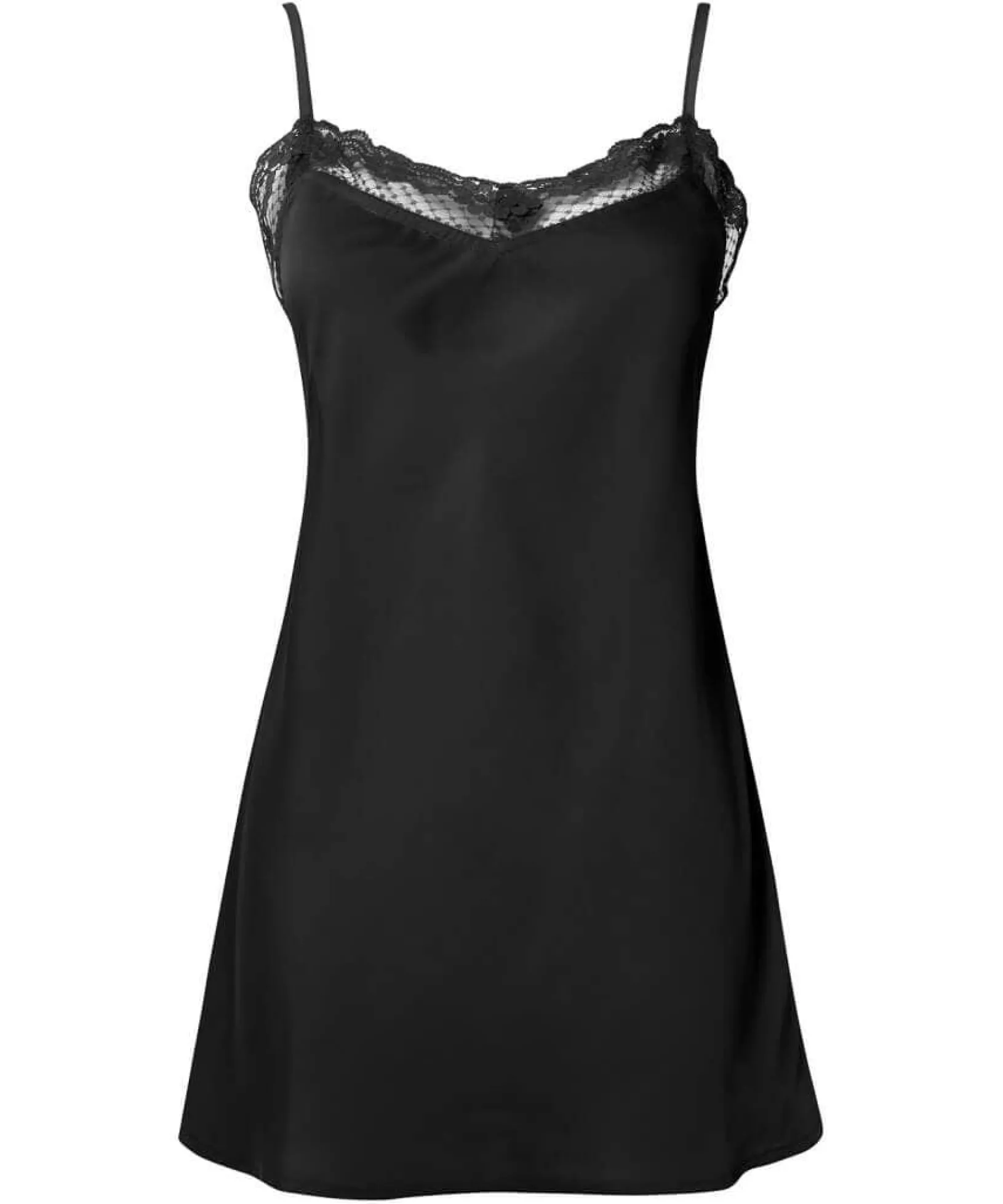 lace_trim_cami_vest_1.webp Tops, Tunics & Blouses | Sale Tops, Tunics & Blouses | Women's | Women's Joe Browns Lace Trim Cami Vest Black / Orange