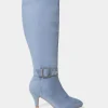 Sale Boots & Shoes | Women's Joe Browns Lakeside Embroidered Detail Boots Pale Blue