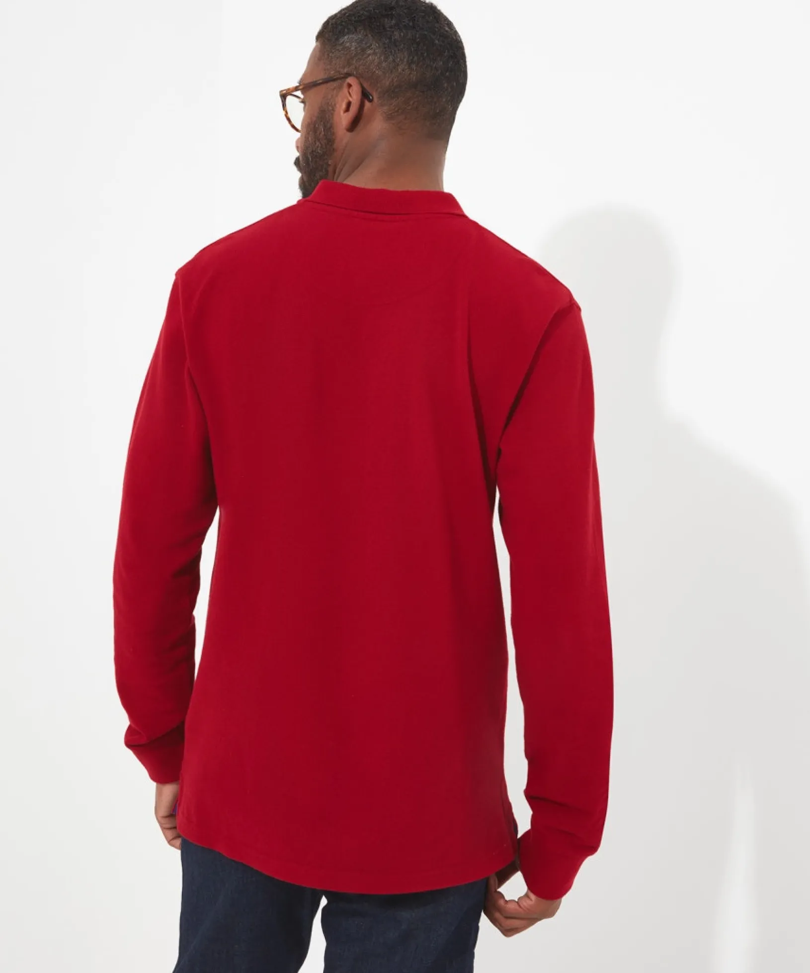 long_sleeve_perfect_polo_4.webp Shop Men's Collection | Henley Tops | Tops & T-Shirts | Sale Tops & T-Shirts | Top Picks | Men,s | Men,s | Men,s Joe Browns Long Sleeve Perfect Polo Red / Purple