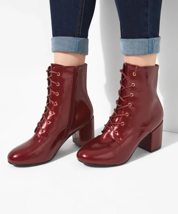 Knee High Boots | Ankle Boots | Party Footwear | Boots & Shoes | Top Picks | Top Picks | Top Picks | Women's Joe Browns Love Letter Patent Boots Red