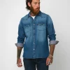 Shirts | Men,s Joe Browns Loved And Lived In Denim Shirt Blue