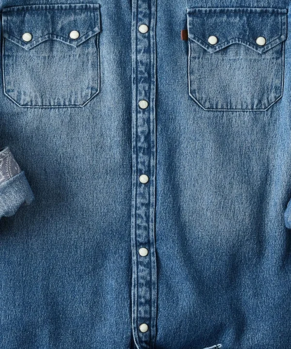 Shirts | Men，s Joe Browns Loved And Lived In Denim Shirt Blue