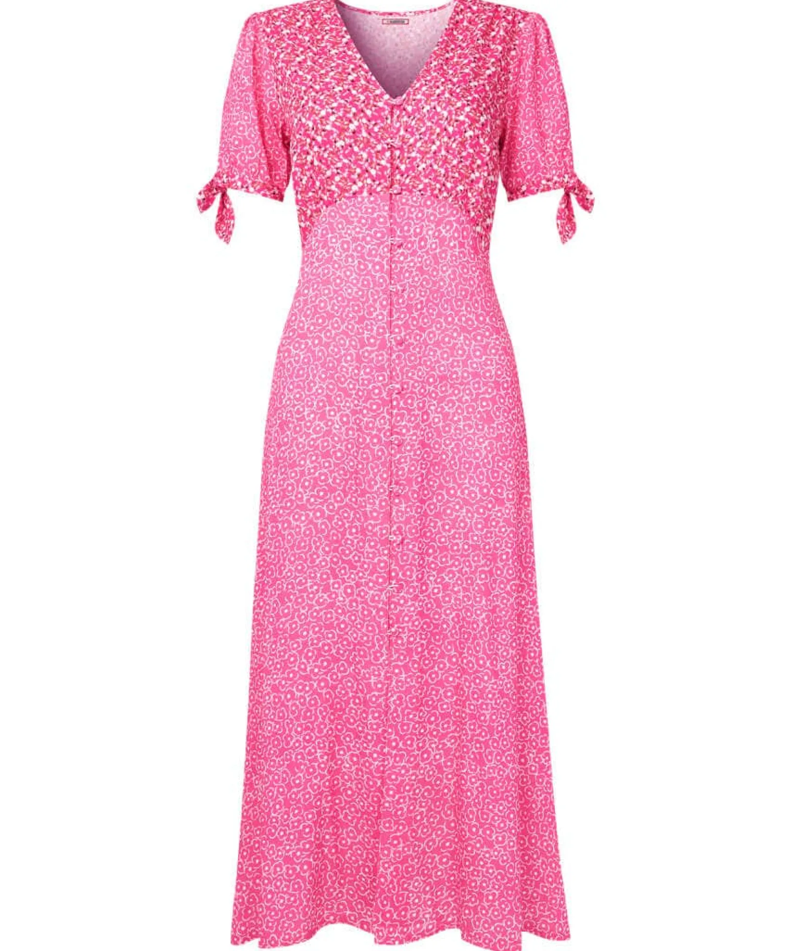 lucy_mix_and_match_midi_d_1.webp Sale Dresses | Women's Joe Browns Lucy Mix and Match Midi Dress Pink