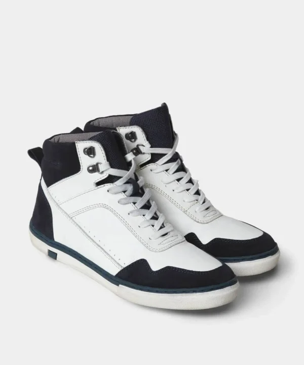 Trainers & Pumps | Boots | Boots & Shoes | Top Picks | Top Picks | Men,s Joe Browns Lyrics Leather High Top Boots White