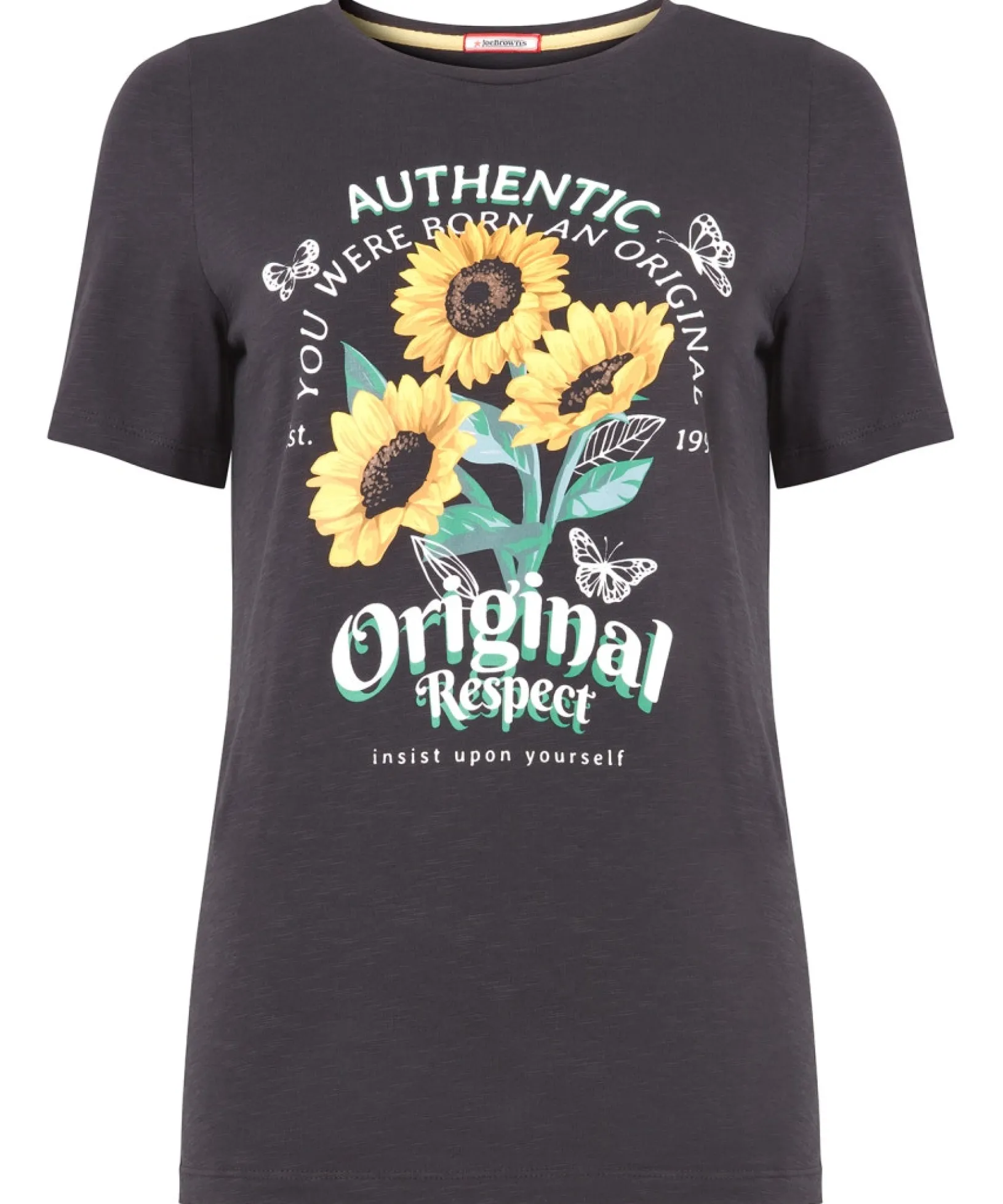 magnificent_sunflower_tee_1.webp Tops, Tunics & Blouses | Sale Tops, Tunics & Blouses | Women's | Women's Joe Browns Magnificent Sunflower Tee Black