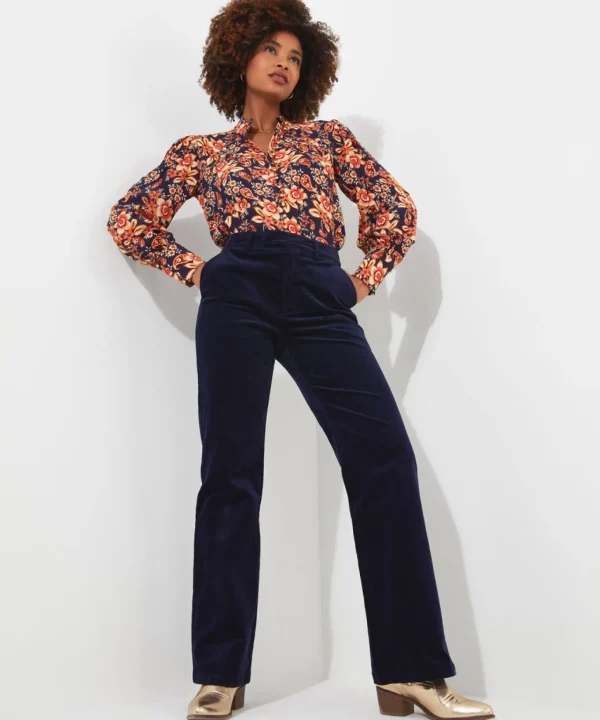 Shop Women's Collection | Jeans & Trousers | Top Picks | Women's Joe Browns Marvellous Moleskin Trousers Midnight