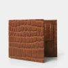 Sale Accessories | Men,s Joe Browns Men's Croc Buff Calf Leather Wallet Tan