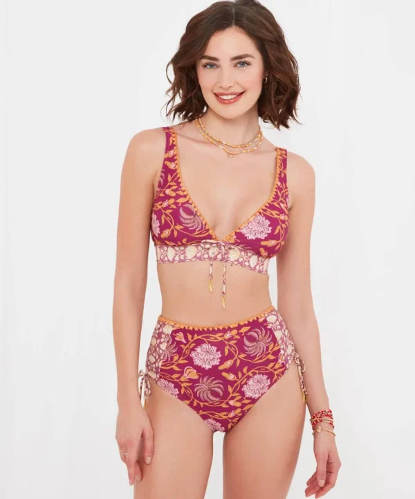 Swimwear | Women's Joe Browns Mexicano Boho Waist Briefs Raspberry Multi