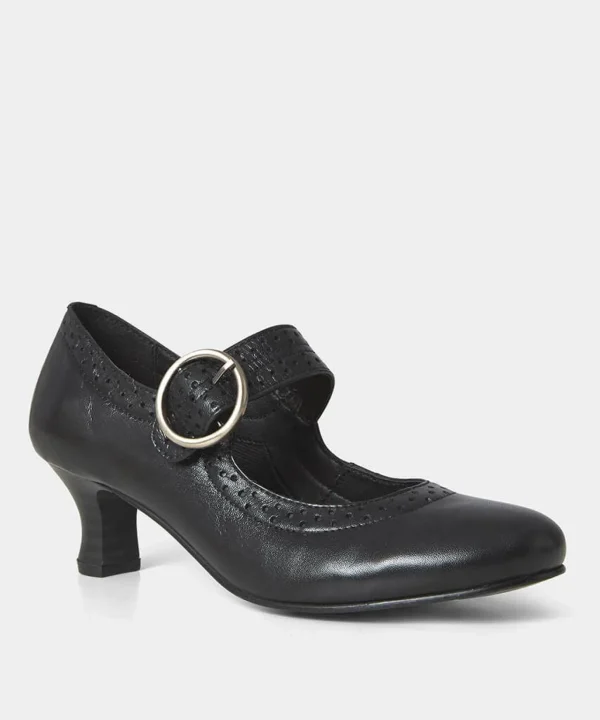 Boots & Shoes | Women's Joe Browns Mimi Leather Mary Jane Shoes Black
