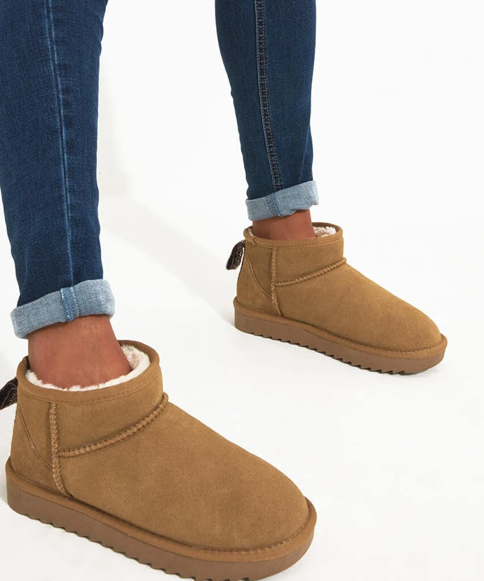 mini_snug_suede_boots_2.webp Ankle Boots | Gifts | Boots & Shoes | Top Picks | Women's | Women's Joe Browns Mini Snug Suede Boots Tan