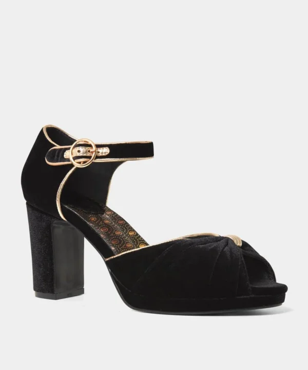 Party Footwear | Gifts | Boots & Shoes | Sale Boots & Shoes | Top Picks | Women's | Women's | Women's Joe Browns Misty Velvet Shoes Black