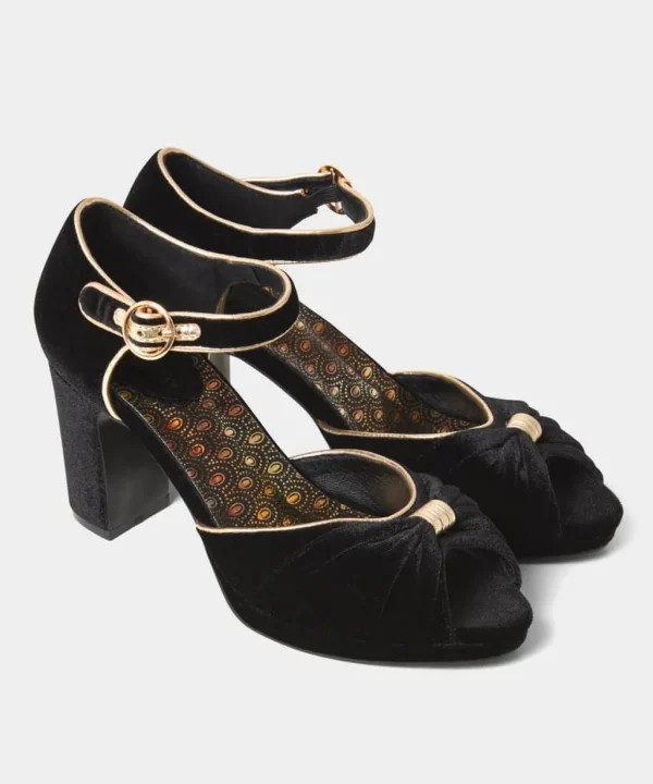 Party Footwear | Gifts | Boots & Shoes | Sale Boots & Shoes | Top Picks | Women's | Women's | Women's Joe Browns Misty Velvet Shoes Black