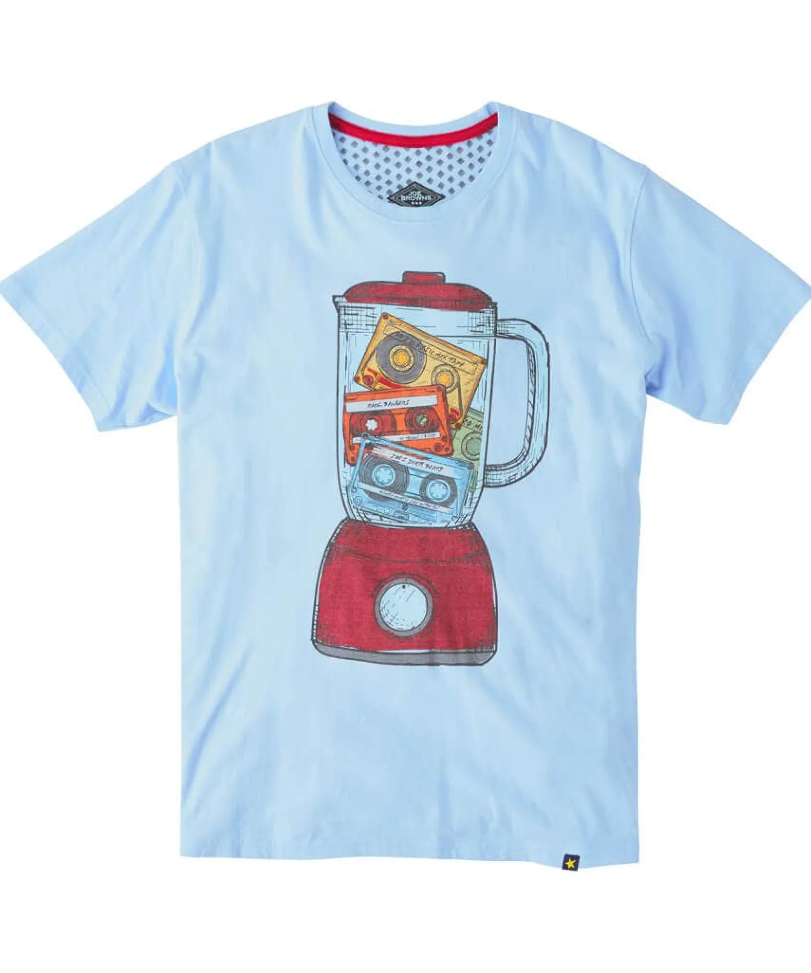 mix_tape_tee_1.webp Shop Men's Collection | Graphic T-Shirts | Gifts | Tops & T-Shirts | Sale Tops & T-Shirts | Top Picks | Top Picks | Men,s | Men,s | Men,s Joe Browns Mix Tape Tee Blue