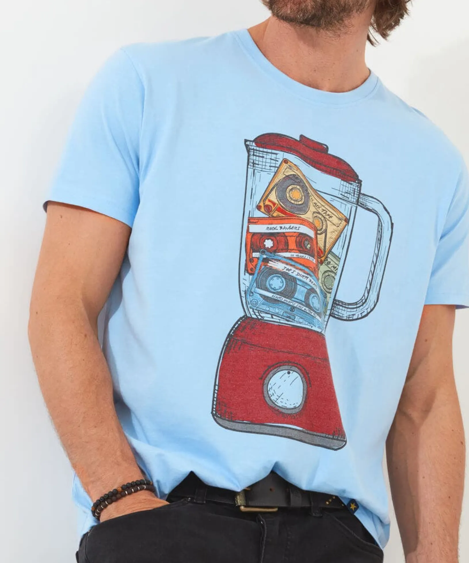 mix_tape_tee_4.webp Shop Men's Collection | Graphic T-Shirts | Gifts | Tops & T-Shirts | Sale Tops & T-Shirts | Top Picks | Top Picks | Men,s | Men,s | Men,s Joe Browns Mix Tape Tee Blue