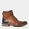Brogues | Boots | Boots & Shoes | Top Picks | Top Picks | Men，s Joe Browns Mix Up Premium Leather Boots Tan Multi