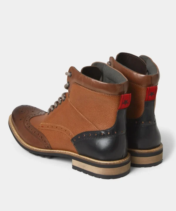 Brogues | Boots | Boots & Shoes | Top Picks | Top Picks | Men，s Joe Browns Mix Up Premium Leather Boots Tan Multi