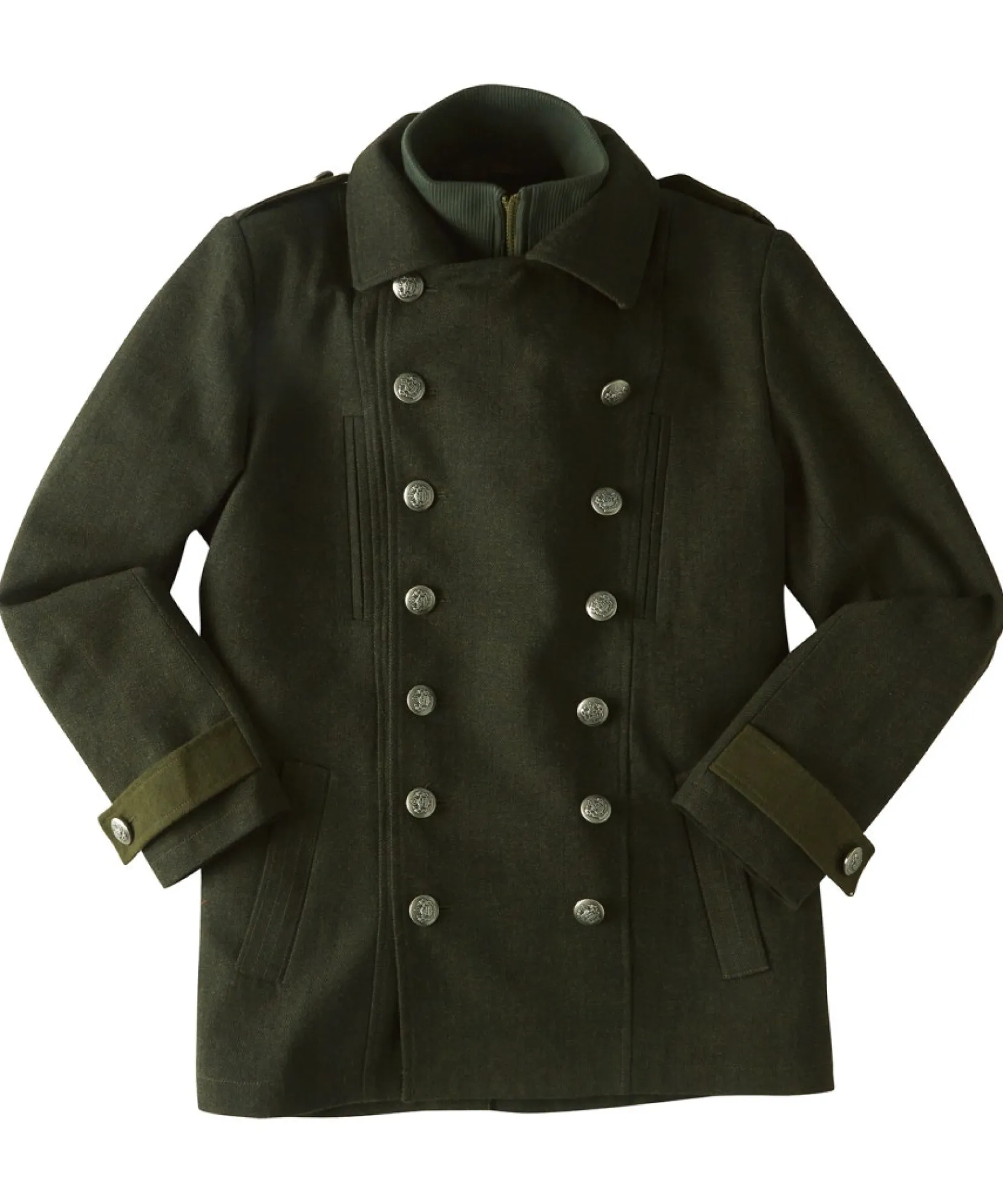 mixing_it_up_military_coa_1.webp Shop Men's Collection | Coats & Jackets | Sale Coats & Jacket | Top Picks | Men,s | Men,s Joe Browns Mixing It Up Military Coat Green