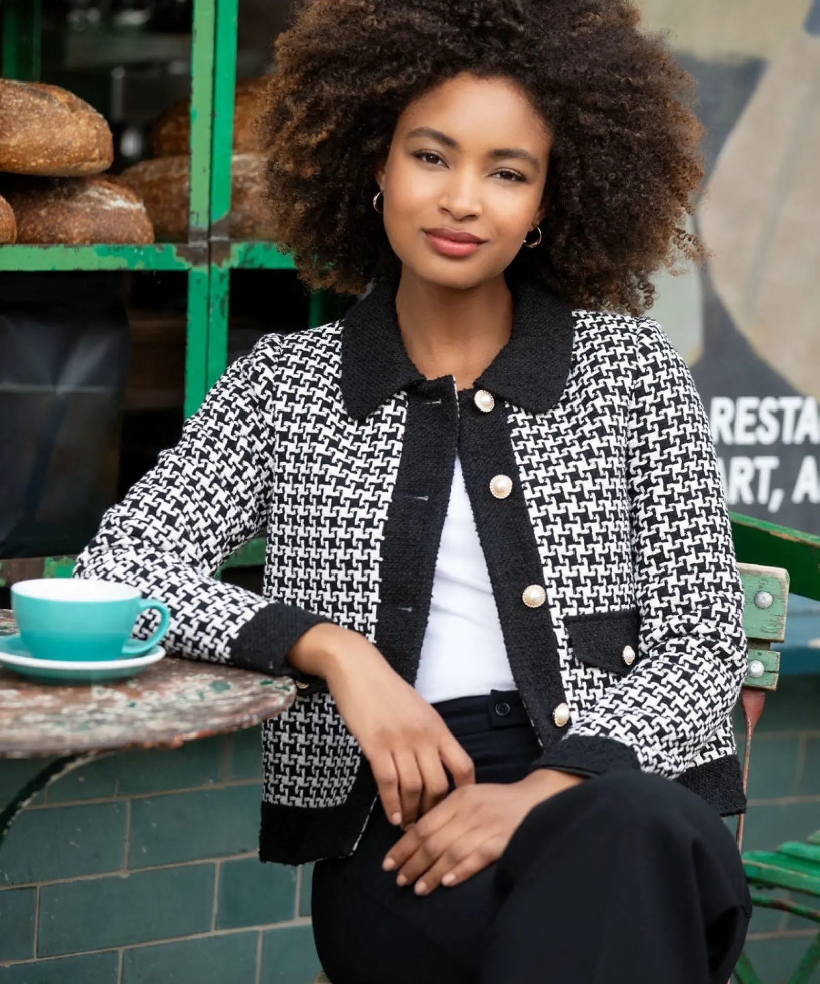 mono_magic_jacket_6.webp Coats & Jackets | Shop Blazers | Sale Coats & Jacket | Women's | Women's | Women's Joe Browns Mono Magic Jacket Black/White