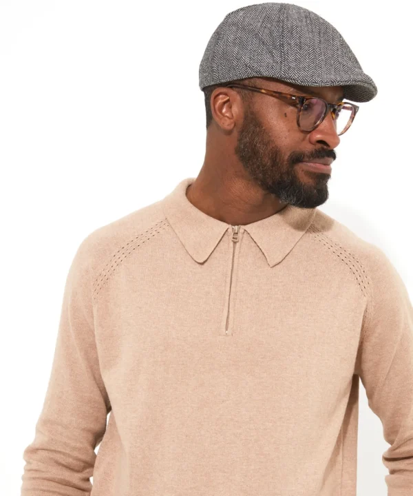 Accessories | Sale Accessories | Men，s | Men，s Joe Browns Monterey Herringbone Cap Grey
