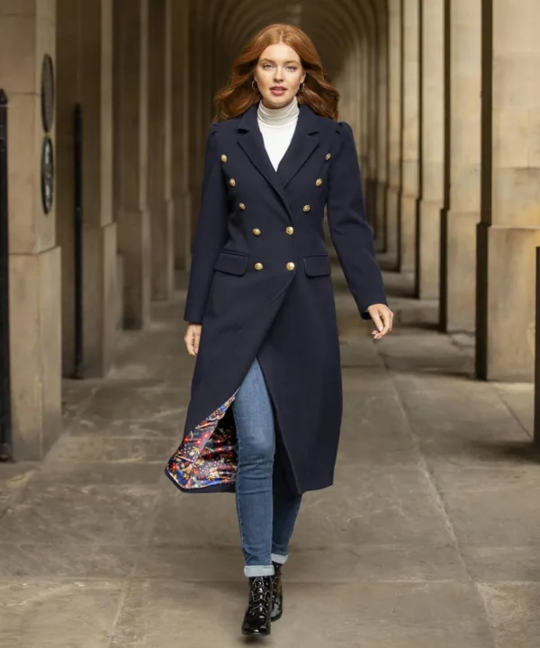 Shop Women's Collection | Occasion Outfits | Coats & Jackets | Top Picks | Top Picks | Women's Joe Browns Must Have Military Coat Navy
