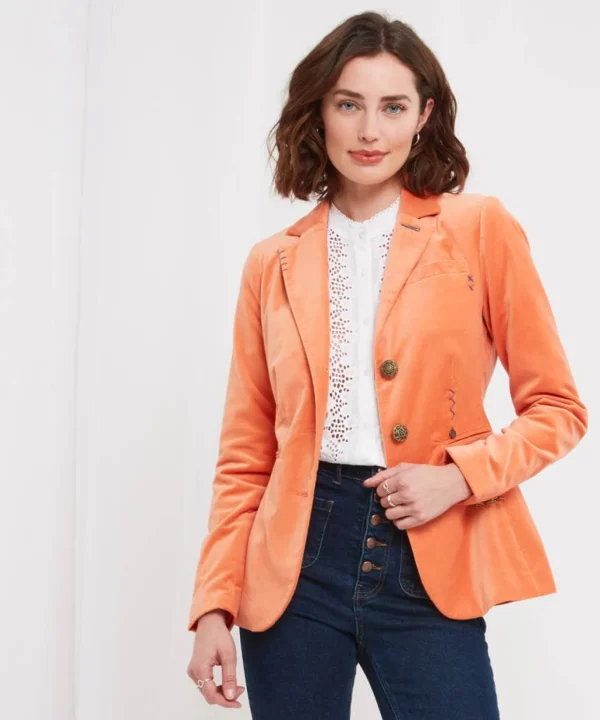 Blazers | Coats & Jackets | Shop Blazers | Sale Coats & Jacket | Women's | Women's | Women's | Women's Joe Browns Must Have Moleskin Blazer Orange