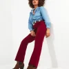 Shop Women's Collection | Jeans & Trousers | Top Picks | Women's Joe Browns Must Have Moleskin Trousers Berry / Teal