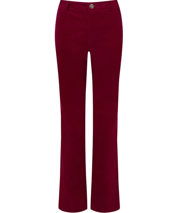 Shop Women's Collection | Jeans & Trousers | Top Picks | Women's Joe Browns Must Have Moleskin Trousers Berry / Teal