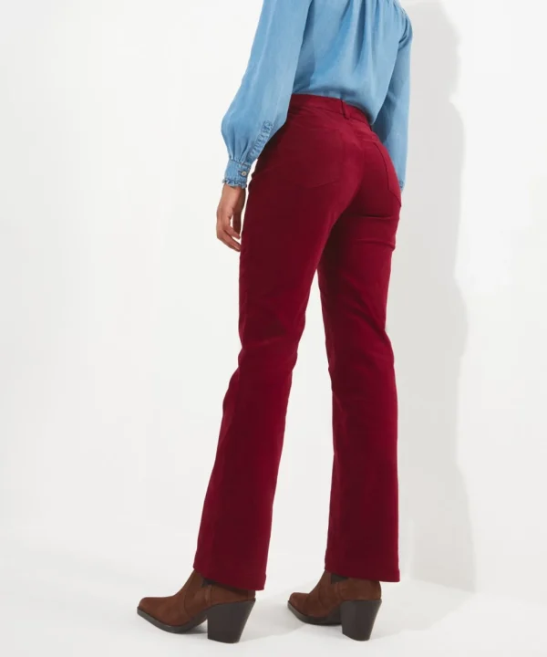 Shop Women's Collection | Jeans & Trousers | Top Picks | Women's Joe Browns Must Have Moleskin Trousers Berry / Teal