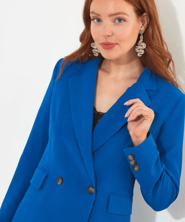 Shop Women's Collection | Occasion Outfits | Blazers | Coats & Jackets | Shop Blazers | Sale Coats & Jacket | Top Picks | Top Picks | Women's | Women's | Women's | Women's Joe Browns Must Have Statement Blazer Cobalt