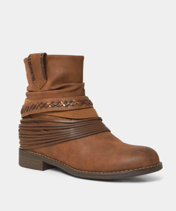 Ankle Boots | Boots & Shoes | Sale Boots & Shoes | Top Picks | Women's | Women's Joe Browns New Mexico Boho Ankle Boots Tan