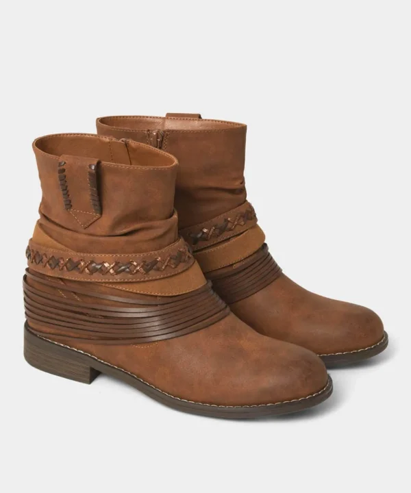 Ankle Boots | Boots & Shoes | Sale Boots & Shoes | Top Picks | Women's | Women's Joe Browns New Mexico Boho Ankle Boots Tan