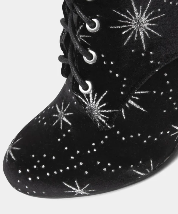 Knee High Boots | Ankle Boots | Party Footwear | Gifts | Boots & Shoes | Sale Boots & Shoes | Top Picks | Top Picks | Top Picks | Women's | Women's | Women's Joe Browns Night Star Velvet Bootees Black