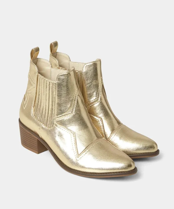 Knee High Boots | Ankle Boots | Party Footwear | Boots & Shoes | Top Picks | Top Picks | Top Picks | Women's Joe Browns Night Star Western Boots Gold
