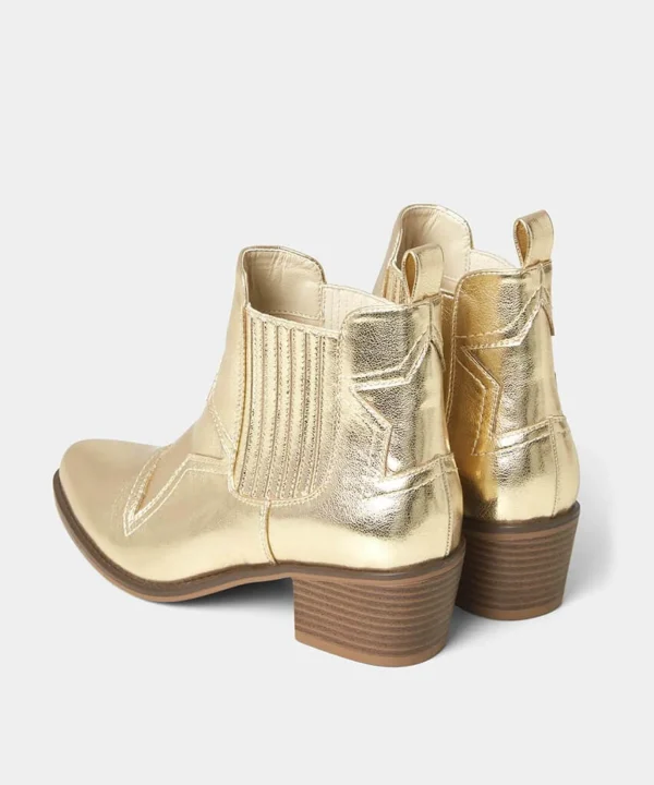 Knee High Boots | Ankle Boots | Party Footwear | Boots & Shoes | Top Picks | Top Picks | Top Picks | Women's Joe Browns Night Star Western Boots Gold