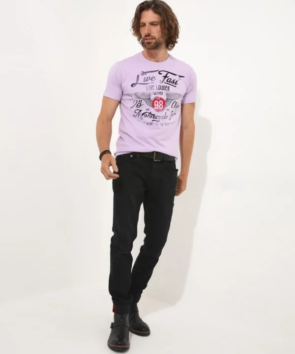 Shop Men's Collection | Graphic T-Shirts | Tops & T-Shirts | Sale Tops & T-Shirts | Top Picks | Top Picks | Men，s | Men，s Joe Browns No Glory Tee Lilac