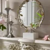 Living Room | Nouveau Reflections | Mirrors | Home Accessories | Gifts | Home | Home | Home | Home | Women's Joe Browns Nouveau Brass Table Mirror With Stone Base Gold