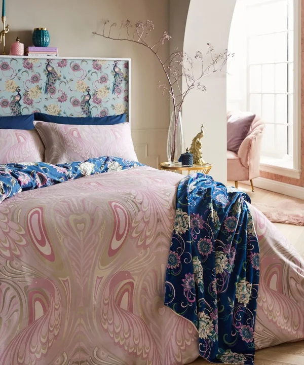 Bedding | Home Joe Browns Nouveau Peacock Reversible Bedset Blush