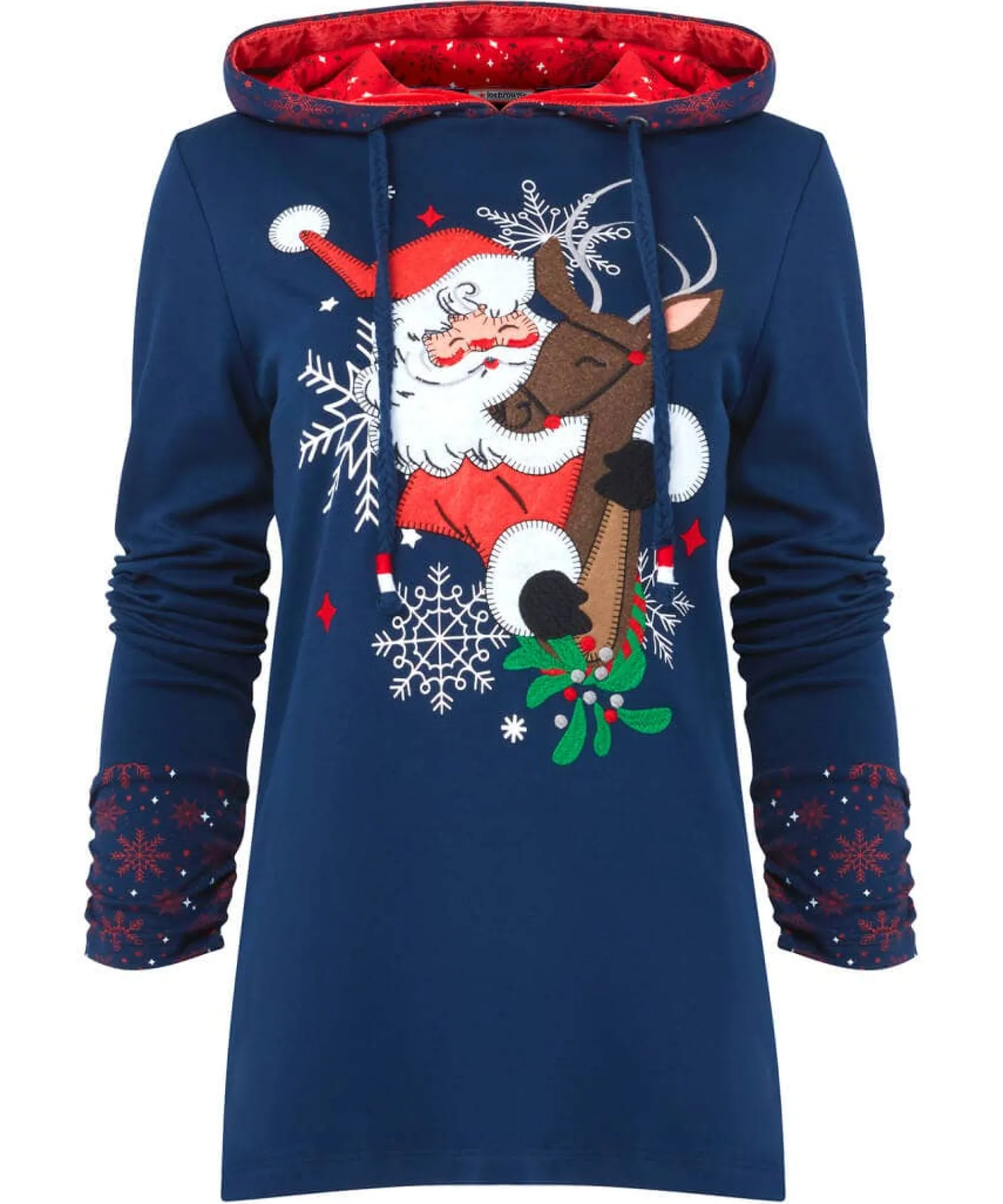 novelty_sweat_1.webp Shop Women's Collection | Tops, Tunics & Blouses | Half Price Christmas Styles | Sale Tops, Tunics & Blouses | Top Picks | Women's | Women's | Women's Joe Browns Novelty Sweat Navy