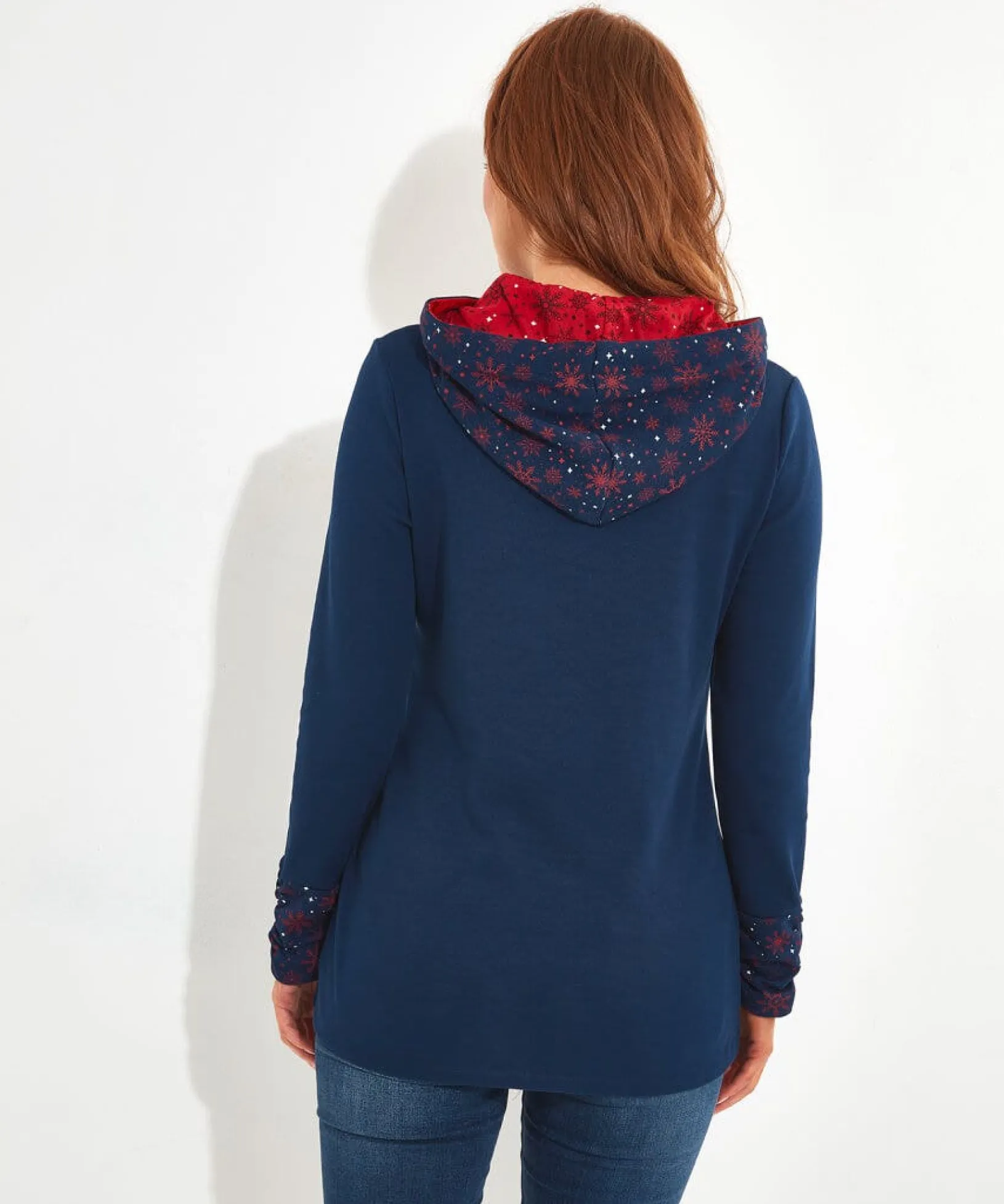 novelty_sweat_3.webp Shop Women's Collection | Tops, Tunics & Blouses | Half Price Christmas Styles | Sale Tops, Tunics & Blouses | Top Picks | Women's | Women's | Women's Joe Browns Novelty Sweat Navy
