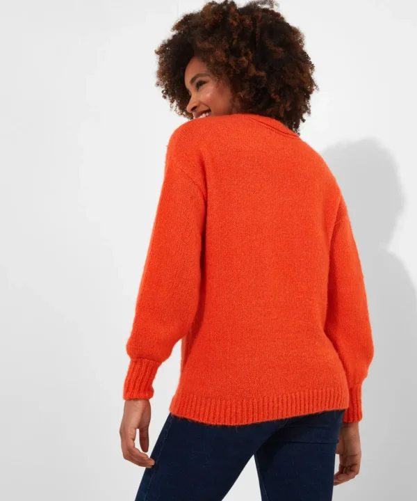 Shop Women's Collection | Cardigans & Coatigans | Sale Knitwear & Jumpers | Top Picks | Top Picks | Women's Joe Browns Oh So Cosy Jumper Orange