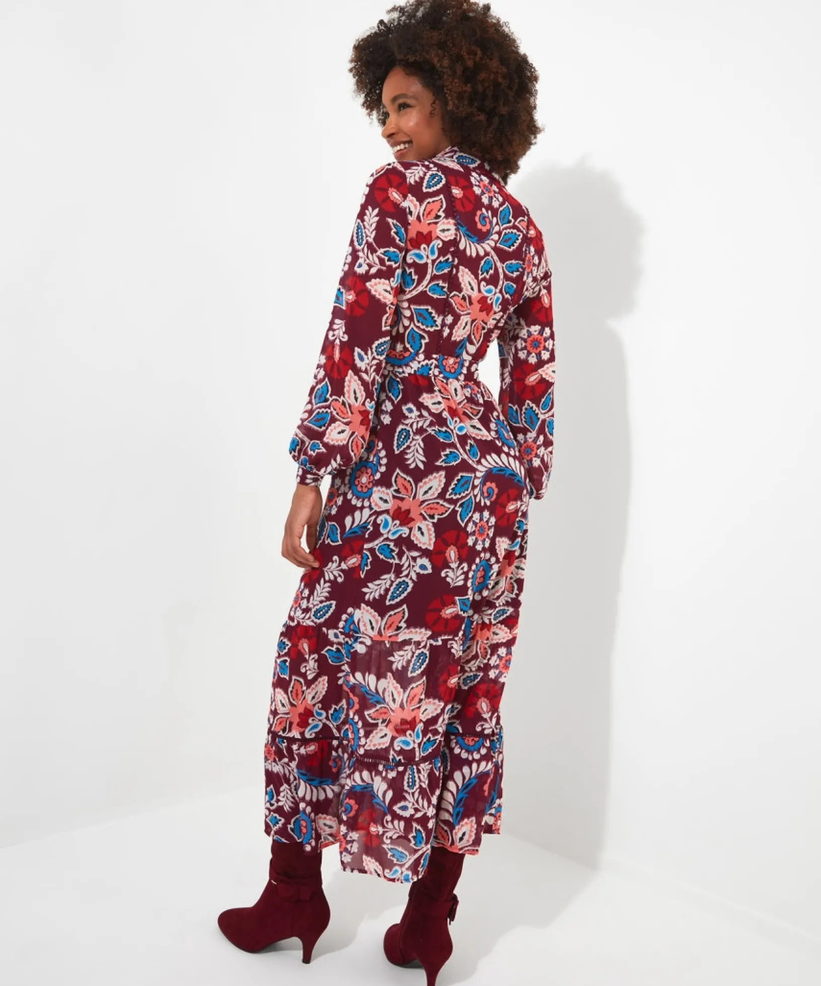 oh_so_unique_printed_dres_3.webp Maxi Dresses | Dresses | Sale Dresses | Top Picks | Women's | Women's Joe Browns Oh So Unique Printed Dress Multi