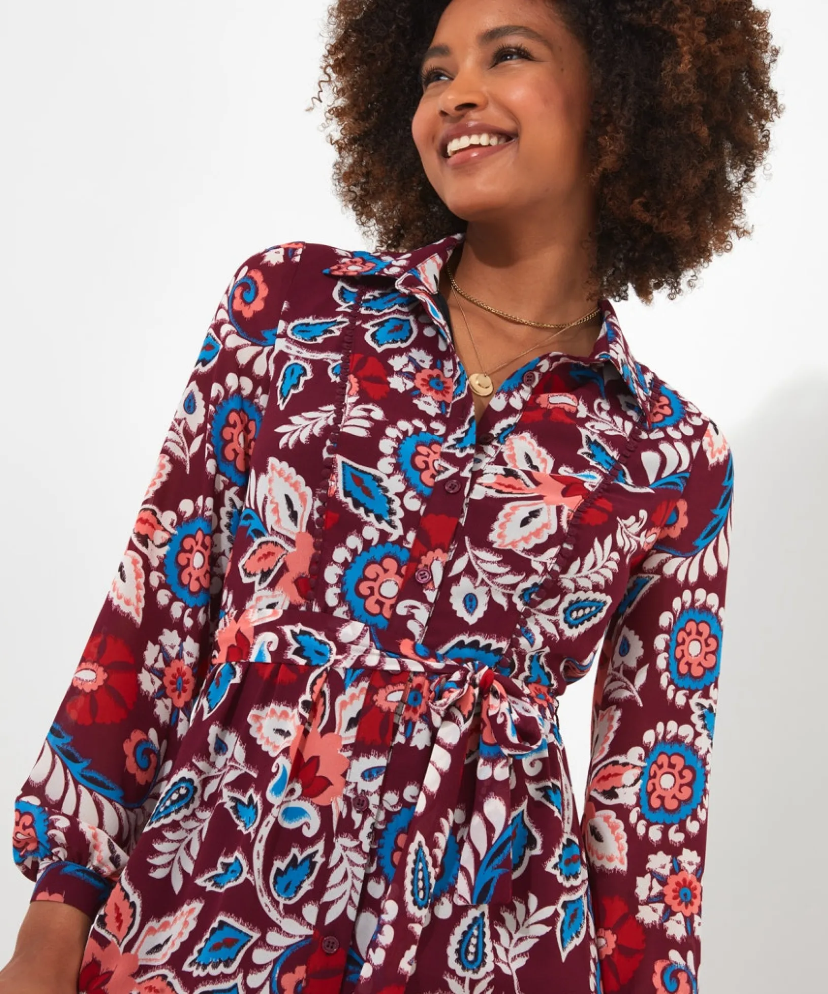 oh_so_unique_printed_dres_4.webp Maxi Dresses | Dresses | Sale Dresses | Top Picks | Women's | Women's Joe Browns Oh So Unique Printed Dress Multi