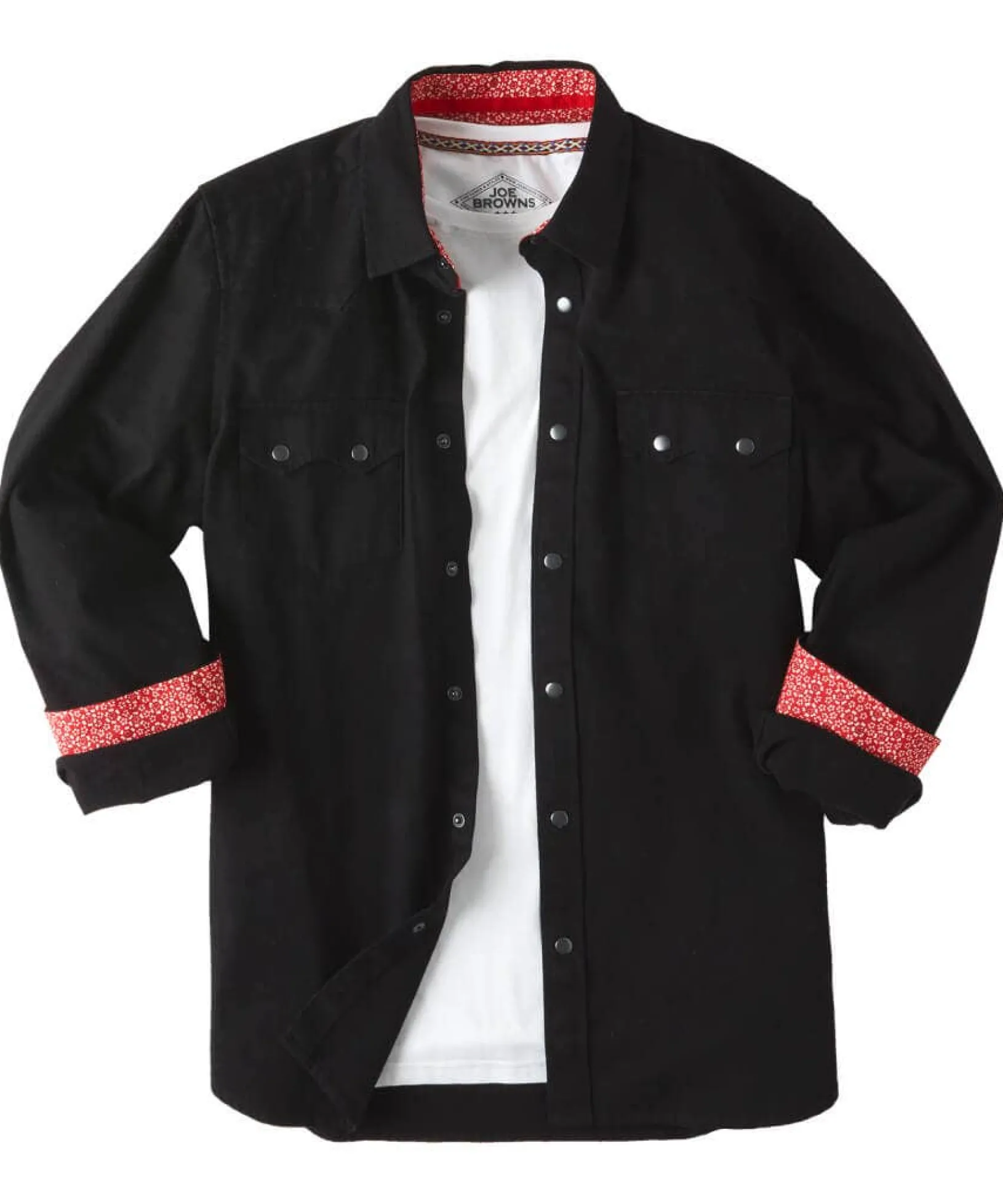 on_the_road_shirt_1.webp Shirts | Men,s Joe Browns On The Road Shirt Black